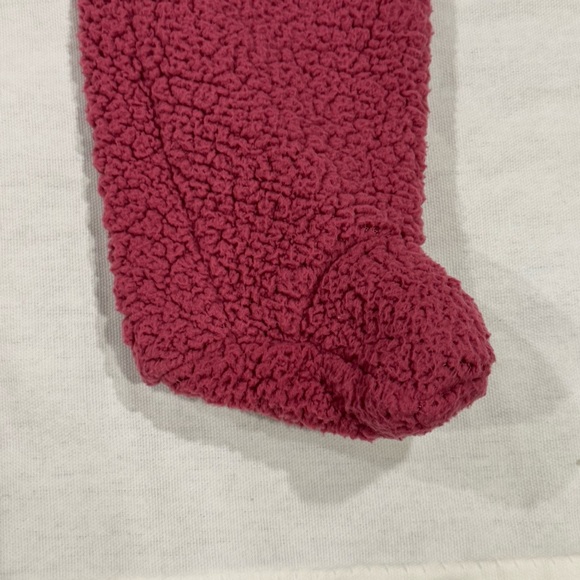 ❤️4 for $20❤️ Baby Gear Pink Fleece Onesie Size 6-9 Months - Picture 7 of 11